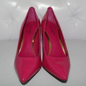 LAUREN RALPH LAUREN IN PINK PATENT LEATHER, S/8B